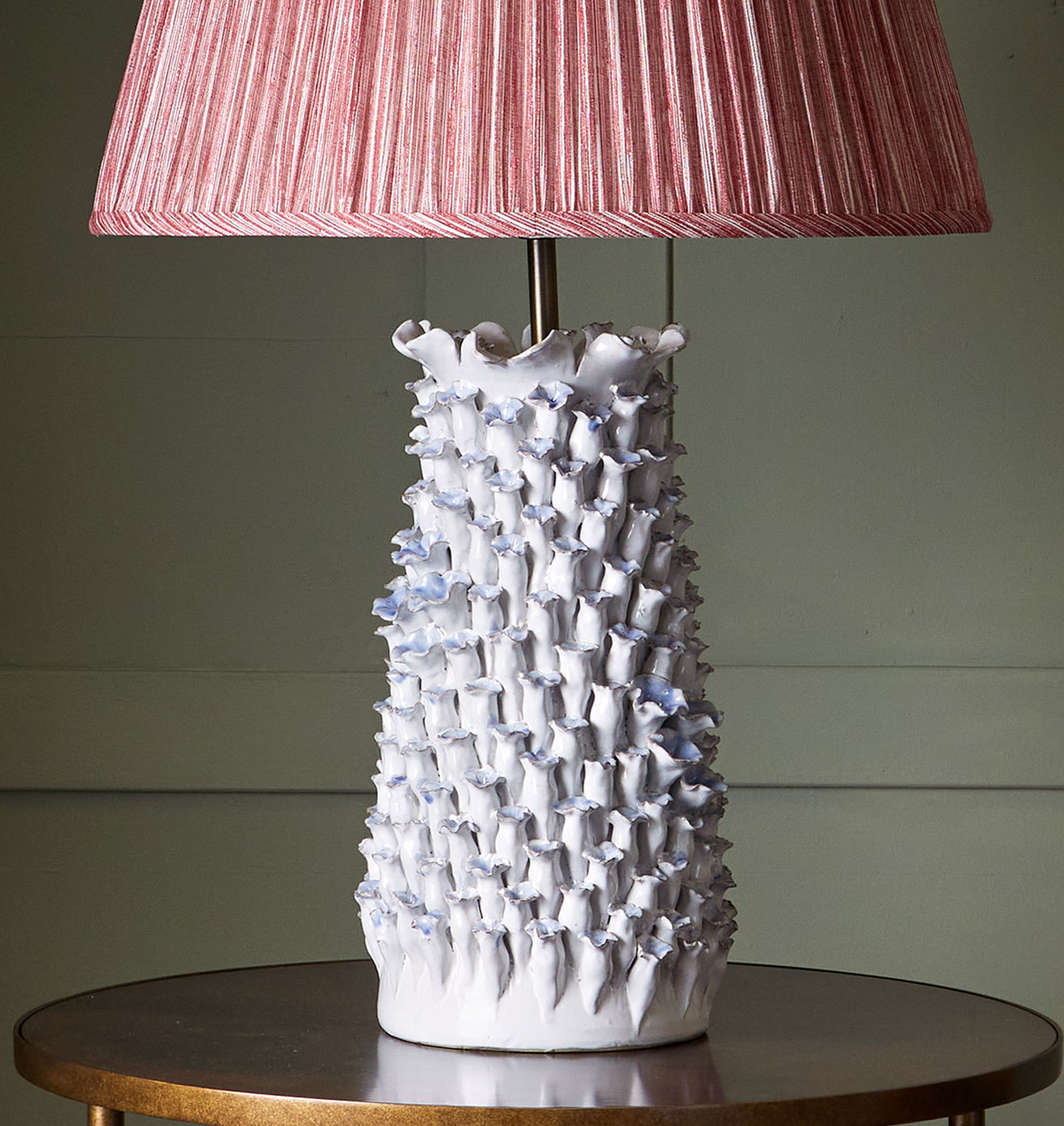 Violet Table Lamp Small White Blue 103322 WLB 01b