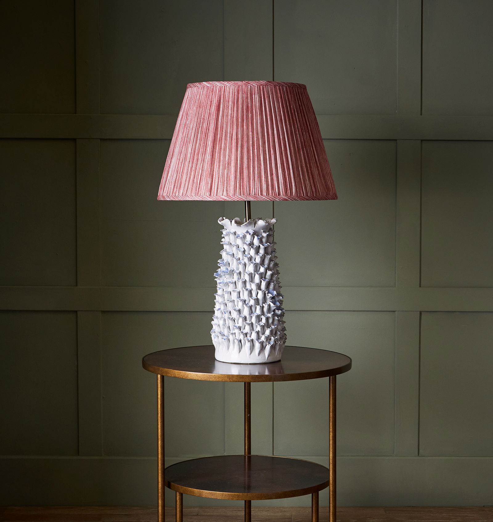 Violet Table Lamp Small White Blue 103322 WLB 01