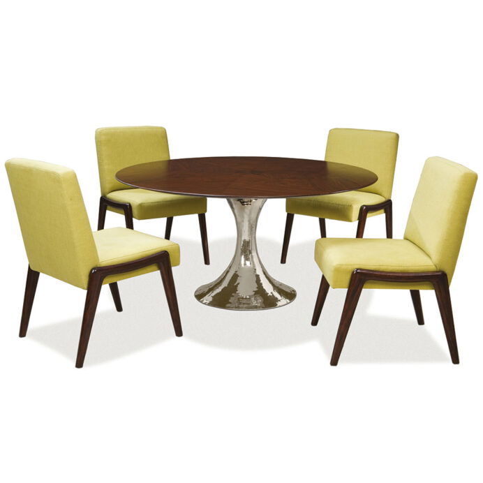 zebra side chairs   dakota round table 692x692